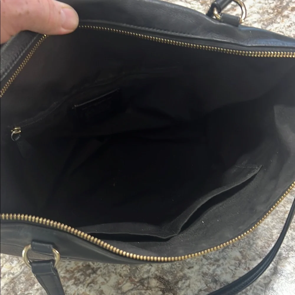 Coach Tyler Brown Black and Gold Women's tote - Picture 7 of 12